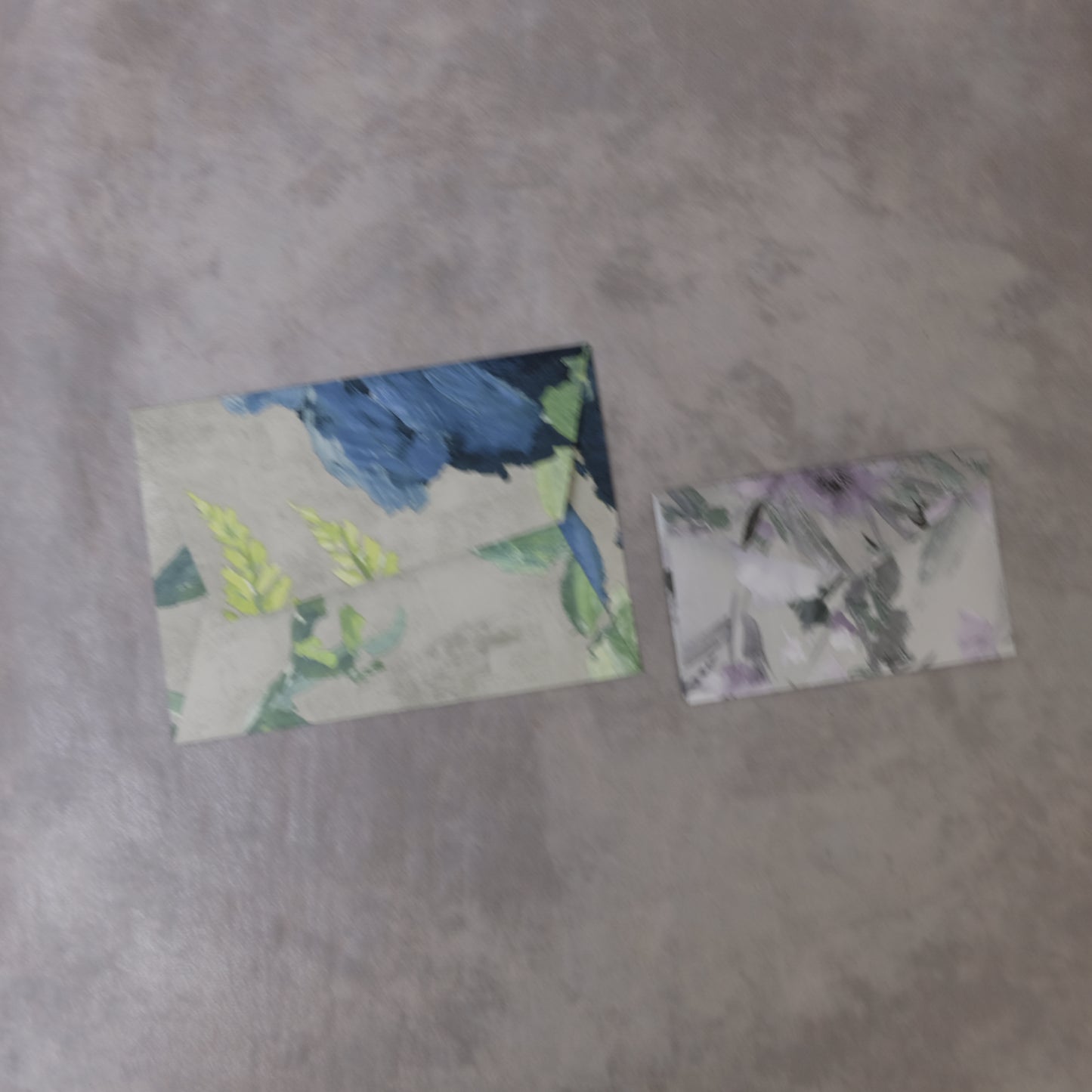 Briefumschläge aus Tapete – Floral, middle and small size mit einzigartigem Charme