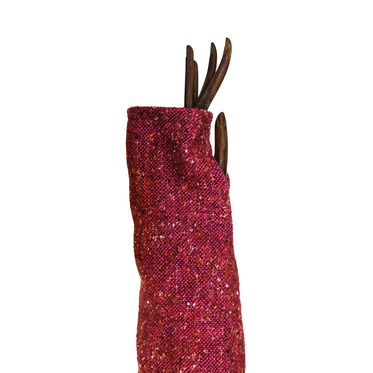 Stulpen-Paar „Pink/Mehrfarbig“ – Nachhaltige Eleganz aus Polsterstoffen