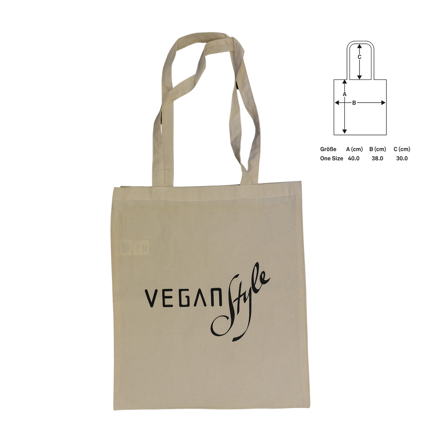 Stoffbeutel – Vegan Style Aufdruck