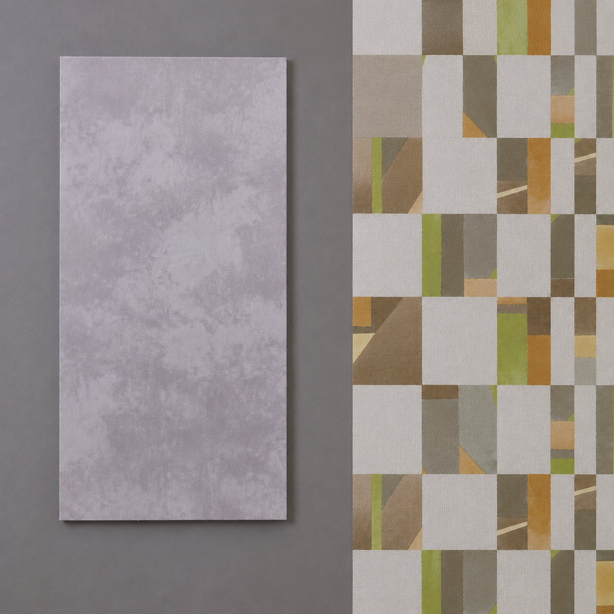 Akustikbild „Hexa Soft“ – Funktionale Wandkunst mit geometrischer Eleganz