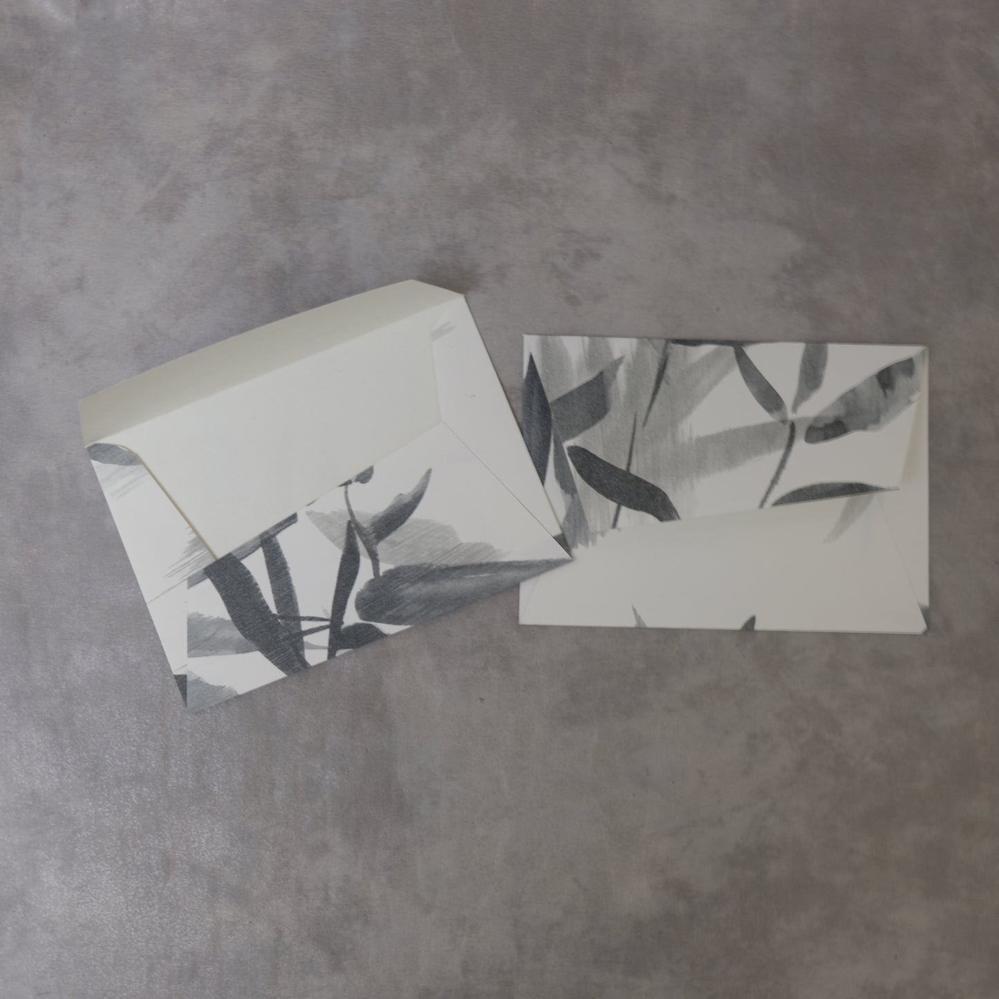 Briefumschläge aus Tapete – 2 Stück, Floral, Bambusstyle mit einzigartigem Charme