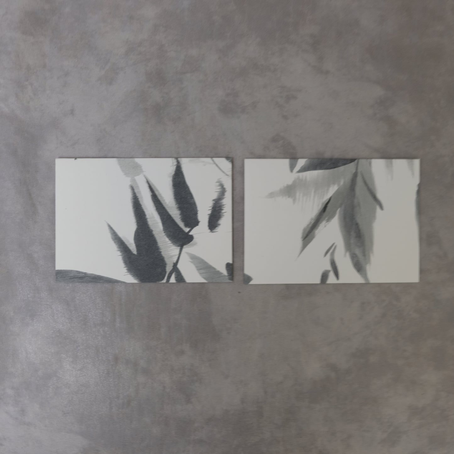 Briefumschläge aus Tapete – 2 Stück, Floral, Bambusstyle mit einzigartigem Charme