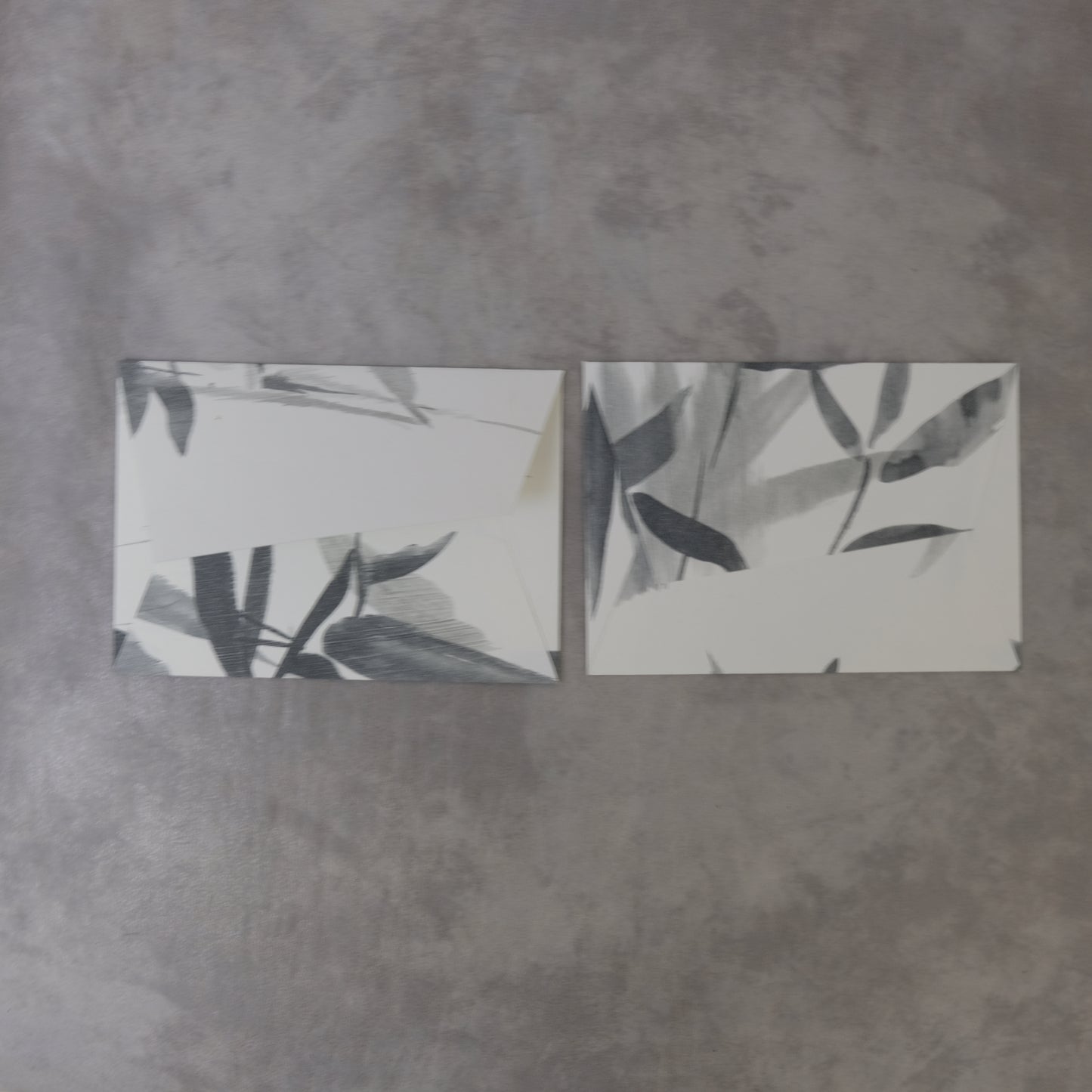 Briefumschläge aus Tapete – 2 Stück, Floral, Bambusstyle mit einzigartigem Charme