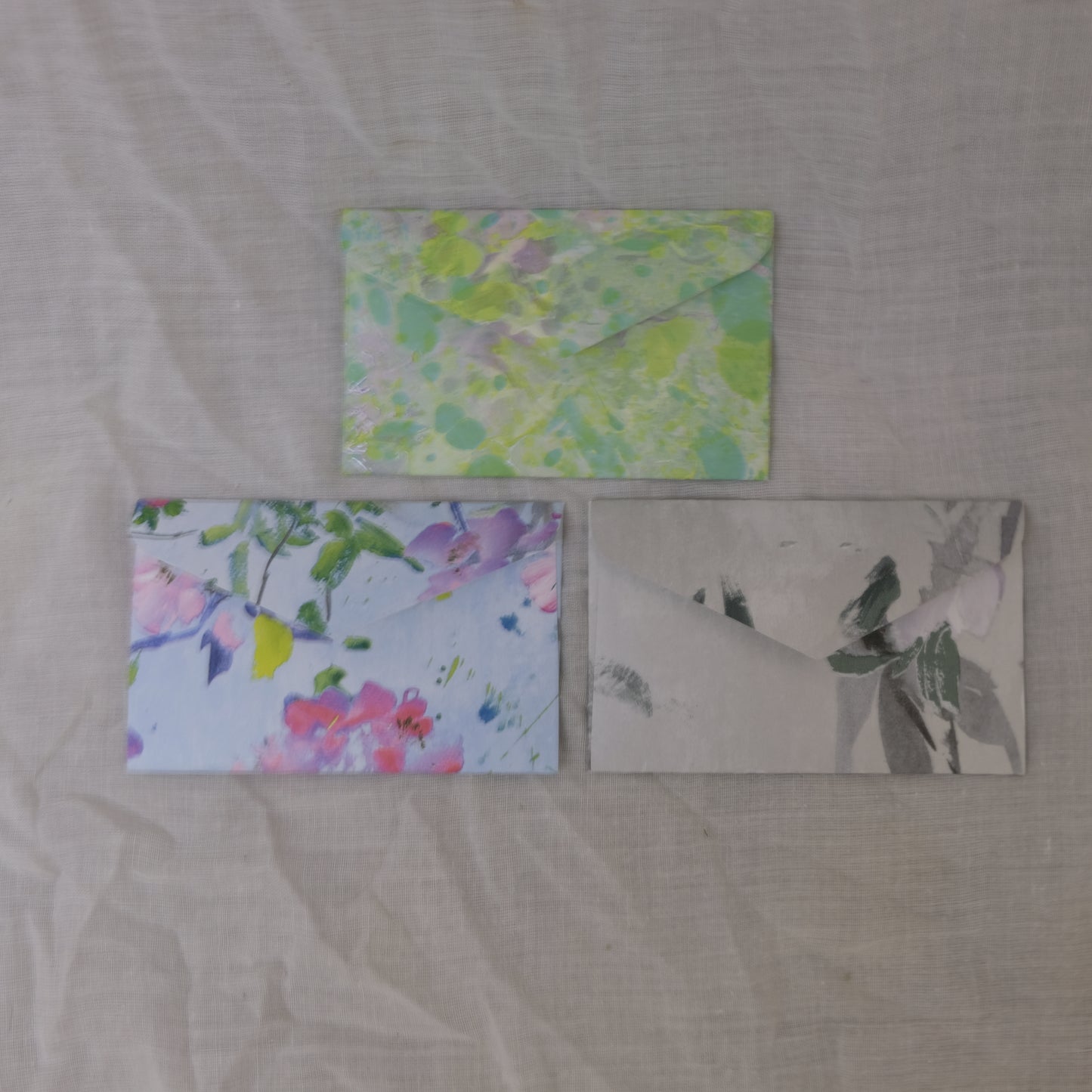 Briefumschläge aus Tapete – 3 Stück; mini size