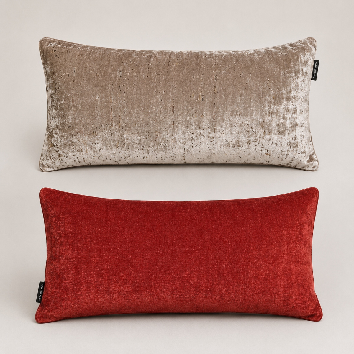 2 x Design Deko Kissen Chareau 55 x 25 cm