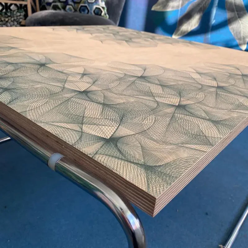 Tisch eckig „Blüte“ – Stilvolles Design trifft moderne Kunst