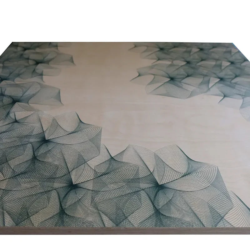 Tisch eckig „Blüte“ – Stilvolles Design trifft moderne Kunst