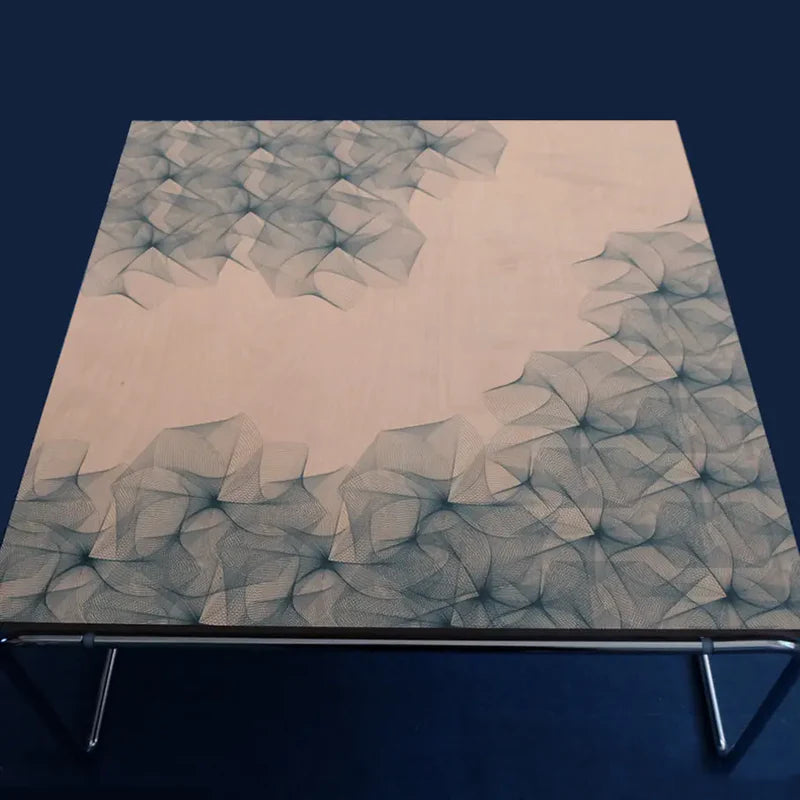 Tisch eckig „Blüte“ – Stilvolles Design trifft moderne Kunst