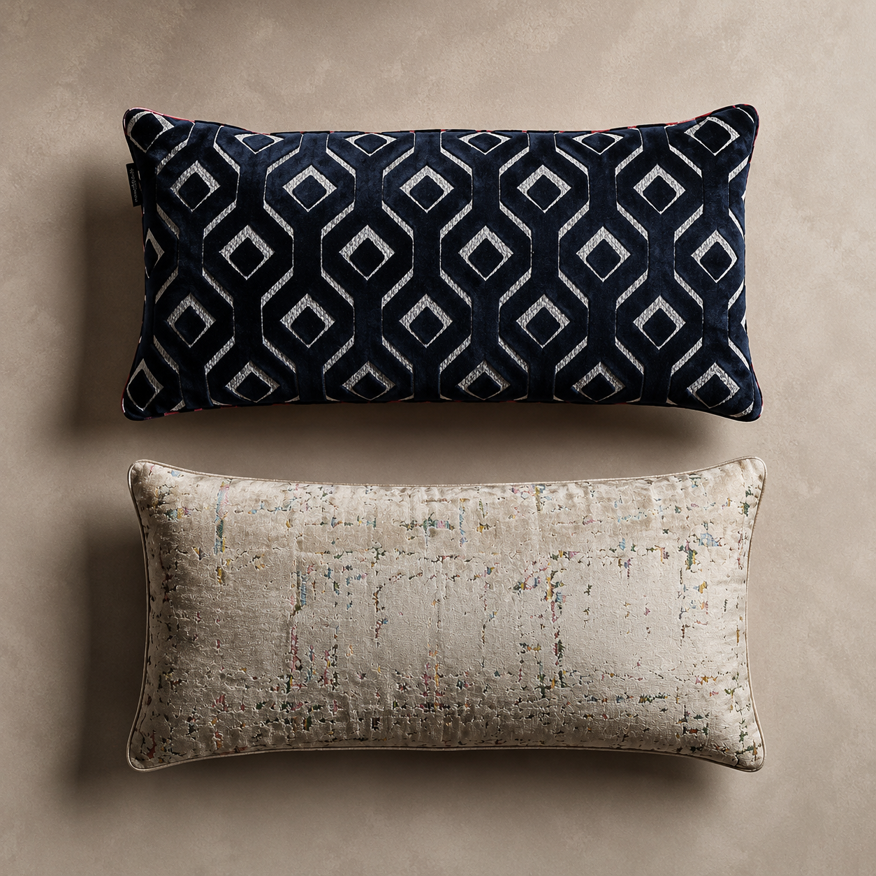 2 Design Dekokissen 55 × 25 cm