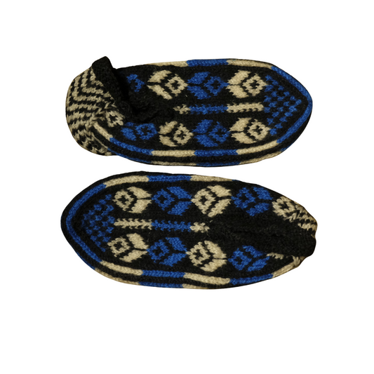 Mode Cerab/Socken schwarz/blau/gelb