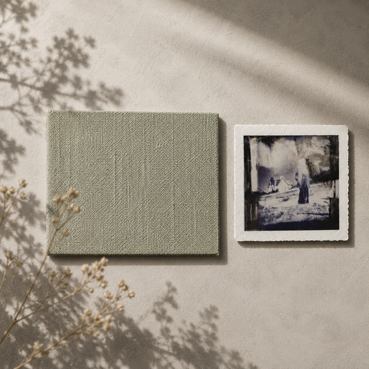YAGEMEDIA Polaroid „Femme Fatal“ – Material Mix