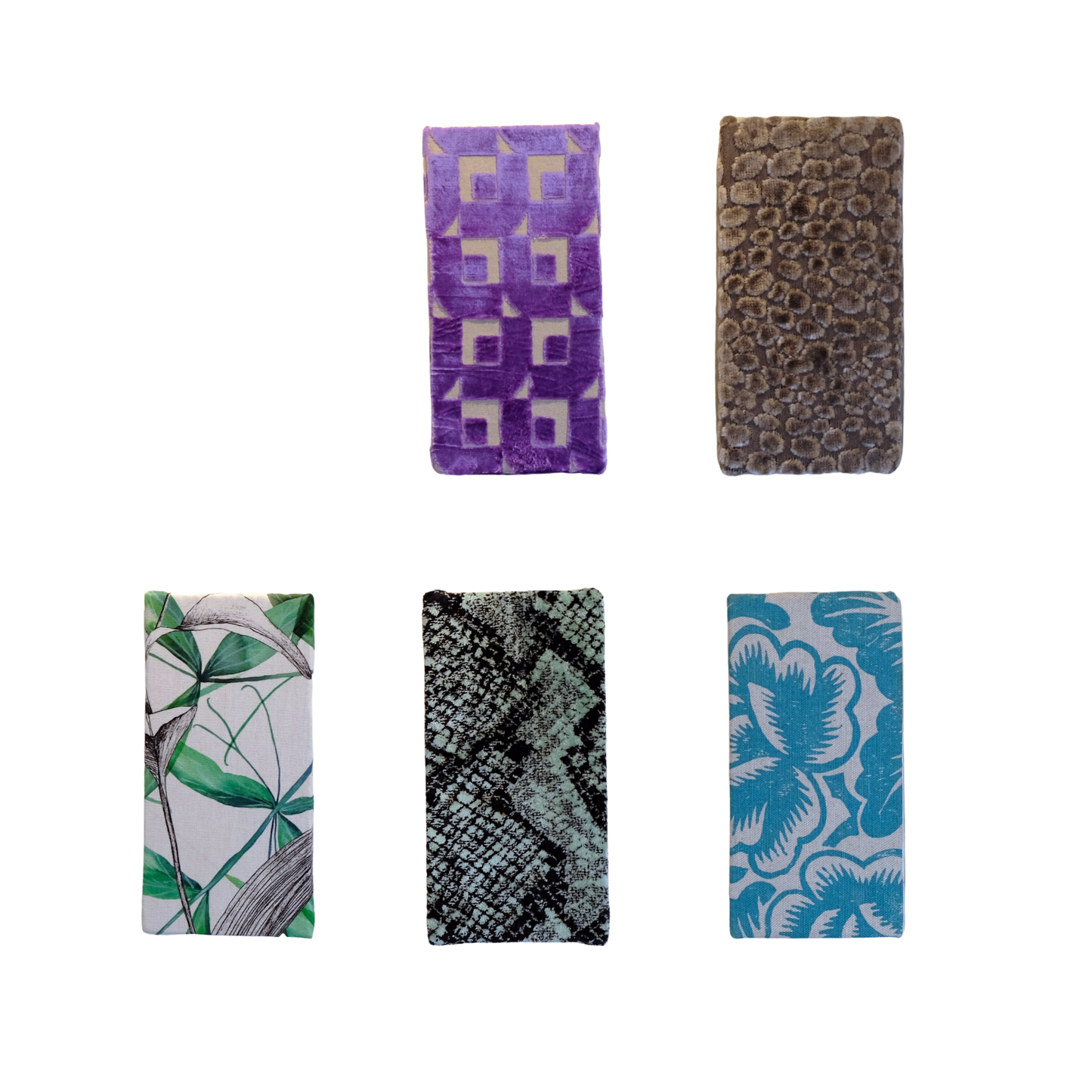 Stoffbilder  „Floral/Grafisch/Skin“ – Stilvolle Wandkunst