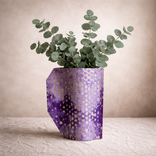 Tapetenvase Pixel, Lila– tecmedia/dRT