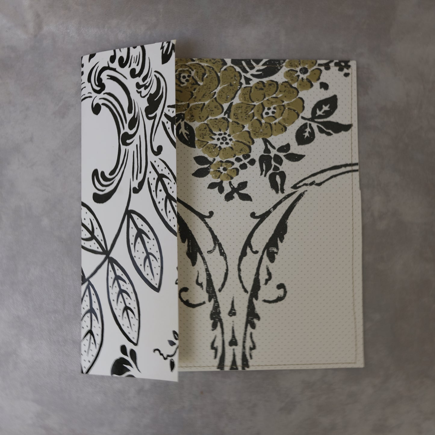 Genähte Umschläge aus Tapete – diverse Größen, insgeamt 5 Stück