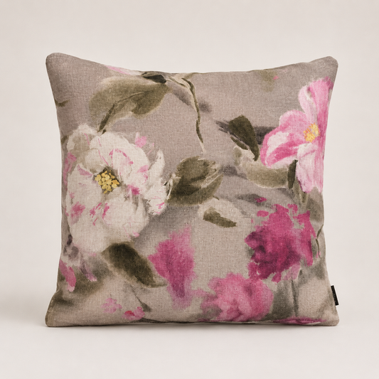 Kissen Floral und Pink 51 x 51 cm